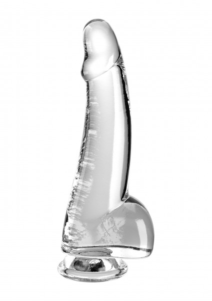 King Cock Cock Clear 7,5&quot; with balls