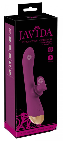 Javida 2 Function Vibrator mit Klitoris-Stimulator