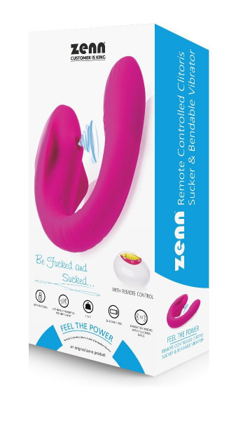 Zenn Magic Boom - Clitoris Sucker &amp; Bendable Vibrator