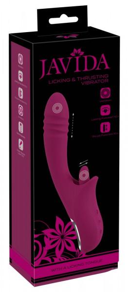 Javida Licking &amp; Thrusting Vibrator